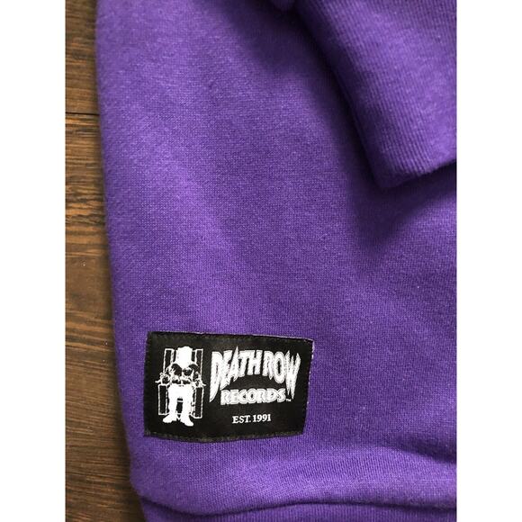 Death Row Records Half Half Crew Neck Mens Sz M - Picture 2 of 10